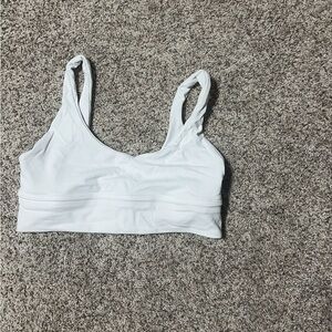 WHITE LULULEMON ALIGN BRA